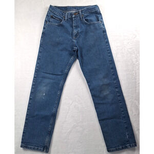 Wrangler Jeans Blue Dark Wash Cowboy Denim Size 29x30